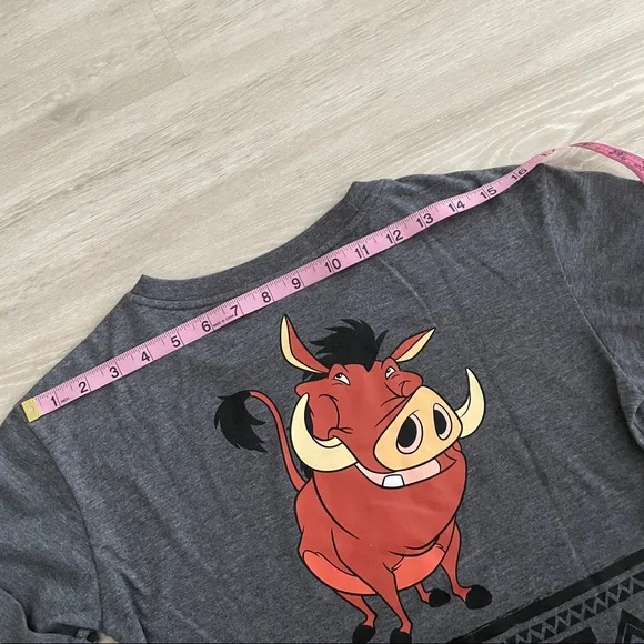 Disney Hakuna Matata dark grey tee shirt - Picture 7 of 10